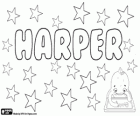 Harper, name of English origin for both boy and girl