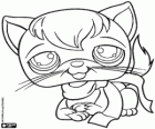 A kitten with scarf, Littlest PetShop