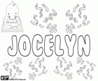 Jocelyn, name of Germanic origin. Its meaning is member of the Germanic tribe of the Goths