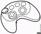 A gamepad, a control for videogames