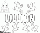 Lillian, name of Latin origin. Comes from the Latin name of the flower, the lily, lilium