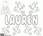Lauren, name of Latin origin. Comes from the laurel, a vegetal