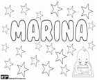 Marina, name of Latin origin. Derivate of Marinus, its meaning is of the sea
