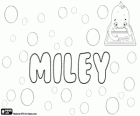 Miley, English name for girl with an uncertain origin. A name that has become very popular thanks to the actress and singer Miley Cyrus