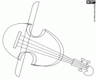 The violin, an instrument for the symphonic rock band