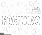 Facundo, name of Latin origin, Facundus. Its meaning is the eloquent