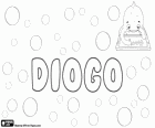 Diogo, name of Hebrew origin. Comes from the Hebrew name Ya'akov and derived from the Latin name Iacobus