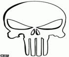The skull, the symbol of the anti-hero The Punisher