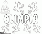 Olimpia, name of Greek origin. Derivative of Olympia, its meaning is from mount Olympus