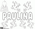 Paulina, name of Latin origin. Feminine form of Paulinus