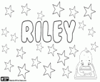 Riley, name of Gaelic origin. Its meaning is courageous