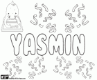 Yasmin, a name derived from the name of a flower, the jasmine