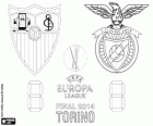 Sevilla vs Benfica. Europe League Final 2013-2014 in the Juventus Stadium, Turin, Italy