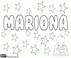 Mariona, name of catalan origin. Variant of Mary