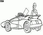 Your father has dreamed that his gift is a sports car. Your gift will be this drawing