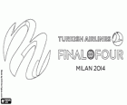 Logo Milan 2014 Euroleague Final Four Basketball