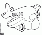 The plane is the means of transport used in long distance travels