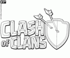 Logo of the multiplayer video game Clash of Clans