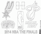 2014 NBA The Finals. San Antonio Spurs vs Miami Heat