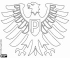 Emblem of SC Preussen Münster, sports club based in the German city of Münster