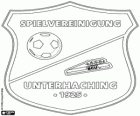 Badge of Spielvereinigung Unterhaching, sports club of Unterhaching, a municipality in Baviera