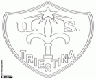 Badge of Unione Triestina SSD, soccer club based in Trieste, city from Friuli Venezia Giulia region