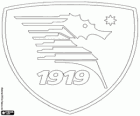 Emblem of Unione Sportiva Salernitana 1919, football club of Salerno, town in Campania