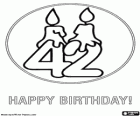 Congratulations! Today you celebrate the forty-two years