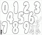 Puzzle of Pypus with the numbers from zero to nine