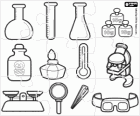 Laboratory equipment puzzle