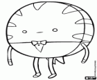 Peppermint Butler, this character from Adventure Time is a mint candy