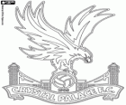 Badge of Crystal Palace F.C.. Football Club of London with the nicknames of Eagles and Glaziers