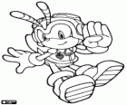 Charmy Bee, the bee from Sonic videogames