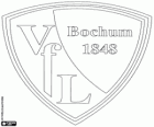 Badge of VfL Bochum, football club of Bochum, city in North Rhine-Westphalia