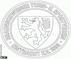 Emblem of Eintracht Braunschweig, football club from the city of Brunswick, Lower Saxony