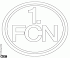 Badge of 1. FC Nürnberg, football club of Nuremberg, a city in Bavaria