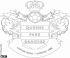 Emblem of Queens Park Rangers F.C. Football club based in London with the nickname of The Hoops