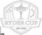 Logo of the Ryder Cup, biennial golf tournament between the teams of Europe and United States of America