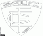 Badge of Empoli FC. Football team of the tuscan town of Empoli