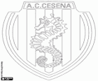 Emblem of AC Cesena. Football club from Cesena, town in Emilia-Romagna
