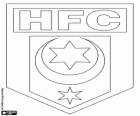 Emblem of Hallescher FC. Football club in Halle an der Saale, city of Saxony-Anhalt