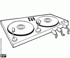 Dual turntable for DJ