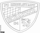 Emblem of FC Ingolstadt 04. Soccer club of Ingolstad, city in Bavaria