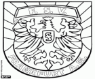 Shield of FSV Frankfurt. Sports club of Frankfurt am Main, the city of Hessia