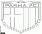 Parma FC logo. Football club based in Parma, city of Emilia-Romagna