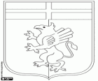 Emblem of Genoa CFC. Soccer club of Genoa, capital of Liguria