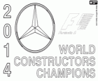 Mercedes AMG Petronas 2014 FIA Formula One Constructors' World Champion