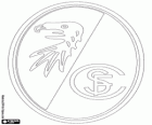 Logo of SC Freiburg. Sports club from Freiburg im Breisgau, city of Baden - Württemberg