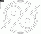 Badge of Hannover 96. Sports club from the city of Hannover, Lower Saxony