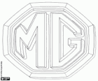 MG logo, Morris Garages, British car brand